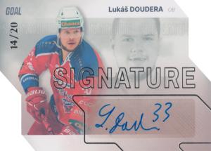 Doudera Lukáš 23-24 GOAL Cards Chance liga Signature Silver #S-18