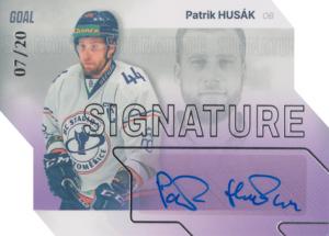 Husák Patrik 23-24 GOAL Cards Chance liga Signature Silver #S-20