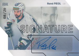 Piegl René 23-24 GOAL Cards Chance liga Signature Silver #S-37