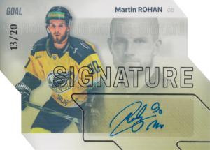 Rohan Martin 23-24 GOAL Cards Chance liga Signature Silver #S-41