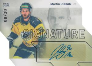 Rohan Martin 23-24 GOAL Cards Chance liga Signature Silver #S-41