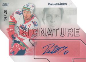 Rákos Daniel 23-24 GOAL Cards Chance liga Signature Silver #S-45