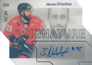 Šťovíček Martin 23-24 GOAL Cards Chance liga Signature Silver #S-48