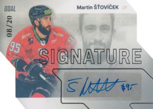 Šťovíček Martin 23-24 GOAL Cards Chance liga Signature Silver #S-48