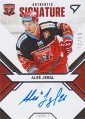 Jergl Aleš 21-22 Tipsport Extraliga Signed Stars Level 1 #SL1-AJ