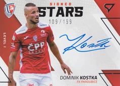 Kostka Dominik 22-23 Fortuna Liga Signed Stars Level 1 #SL1-DK