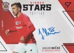 Nečas Jakub 22-23 Fortuna Liga Signed Stars Level 1 #SL1-JN