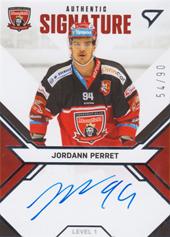 Perret Jordann 21-22 Tipsport Extraliga Signed Stars Level 1 #SL1-JP