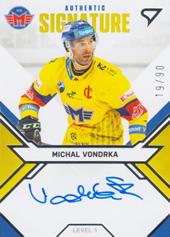 Vondrka Michal 21-22 Tipsport Extraliga Signed Stars Level 1 #SL1-MV