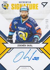 Okál Zdeněk 21-22 Tipsport Extraliga Signed Stars Level 1 #SL1-ZO