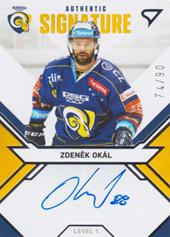 Okál Zdeněk 21-22 Tipsport Extraliga Signed Stars Level 1 #SL1-ZO