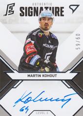 Kohout Martin 21-22 Tipsport Extraliga Signed Stars Level 2 #SL2-MK