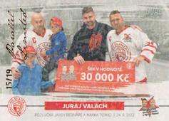 Valach Juraj 2022 GOAL Cards Rozlučka Slavia Parallel #44