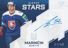 Marinčin Martin 2022 Hokejové Slovensko Signed Stars #SS-MM