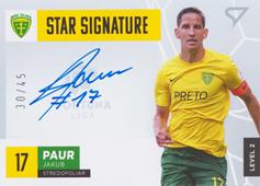 Paur Jakub 21-22 Fortuna Liga Star Signature Level 2 #S2-JP