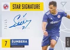 Šumbera Šimon 21-22 Fortuna Liga Star Signature Level 2 #S2-SS