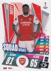 Partey Thomas 20-21 Topps Match Attax Extra CL Squad Update #SU26