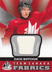 Boychuk Zach 12-13 SP Game Used Authentic Fabrics Team Canada #TC-25