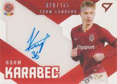 Karabec Adam 20-21 Fortuna Liga Team Leaders Auto Level 1 #TL1-03