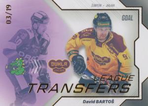 Bartoš David 23-24 GOAL Cards Chance liga League Transfers Parallel #LT-11