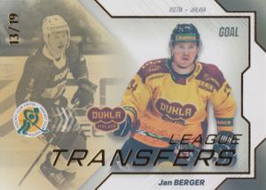 Berger Jan 23-24 GOAL Cards Chance liga League Transfers Parallel #LT-12