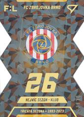 Brno 22-23 Fortuna Liga Třicátá sezona F:L Limited #TS-09
