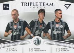 Čmelík Hellebrand Potočný 22-23 Fortuna Liga Triple Team Hopes #TT-10