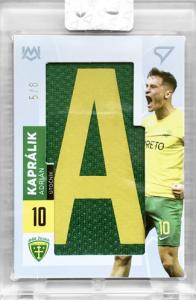 Kaprálik Adrián 21-22 Fortuna Liga Unique Marks Písmeno "Á" #UM-AK