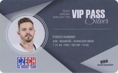 Furch Dominik 2018 MK Reprezentace VIP Pass Silver #VV7