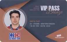 Chytil Filip 2018 MK Reprezentace VIP Pass Bronze #VV14