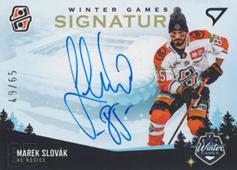 Slovák Marek 2023 Winter Games Signature Level 1 #WS1-SL