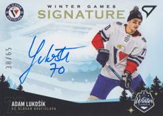 Lukošík Adam 2023 Winter Games Signature Level 1 #WS1-AL