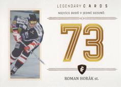 Horák Roman 2023 Legendary Cards Rekordy ELH Základní část #ZC-PS6