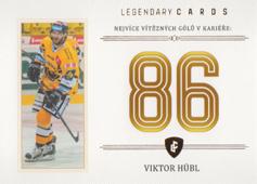 Hübl Viktor 2023 Legendary Cards Rekordy ELH Základní část #ZC-WG1