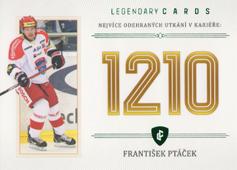 Ptáček František 2023 Legendary Cards Rekordy ELH Základní část Emerald #ZC-U03