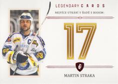Straka Martin 2023 Legendary Cards Rekordy ELH Základní část Red #ZC-PR4
