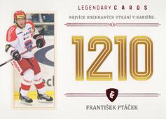 Ptáček František 2023 Legendary Cards Rekordy ELH Základní část Red #ZC-U03